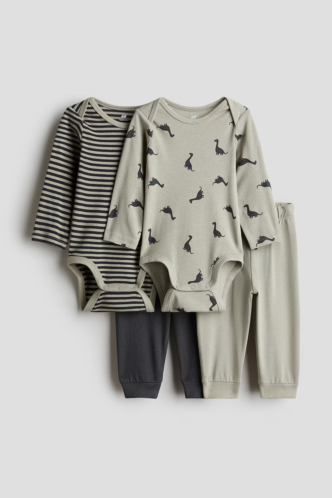H&M 4-piece Cotton Jersey Set