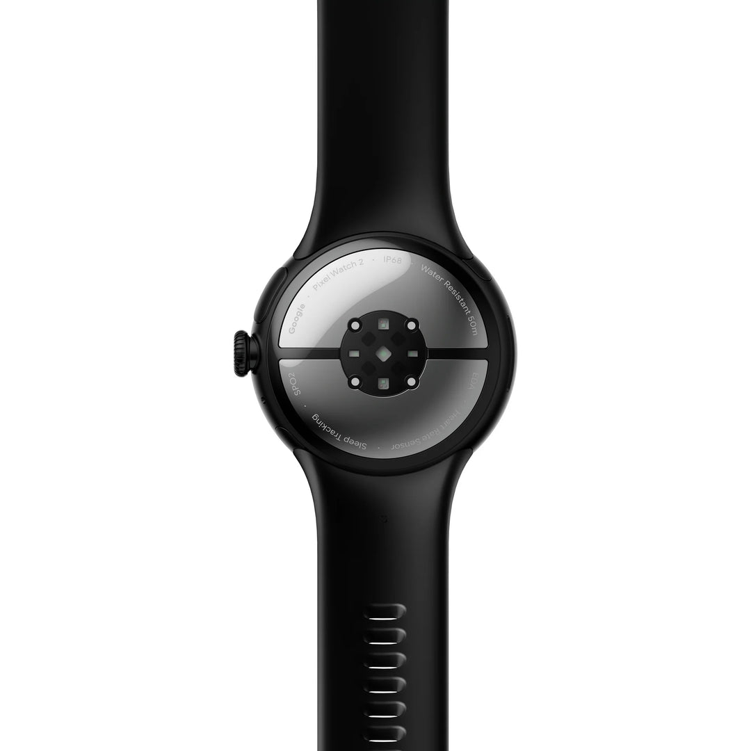 Google Pixel Watch 2 with the Best of Fitbit and Google - Heart Rate Tracking, Stress Management, Safety Features - Android Smartwatch - Matte Black Aluminum Case - Obsidian Active Band - Wi-Fi