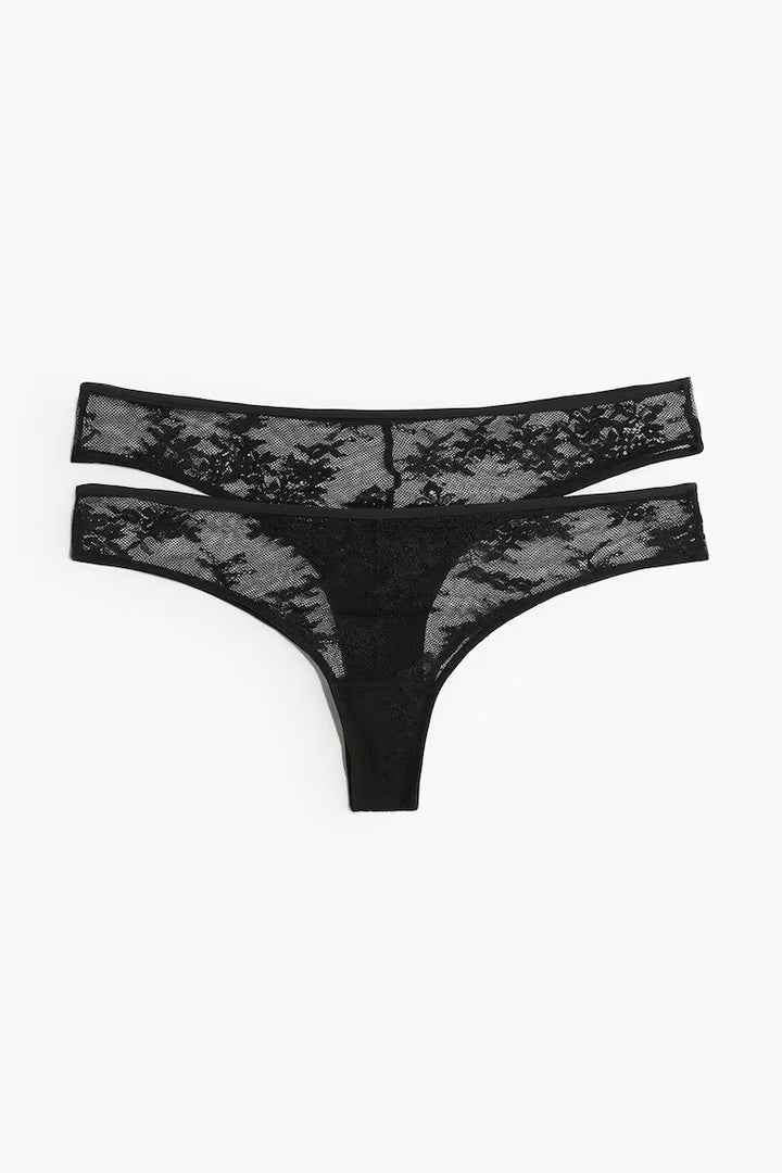 H&M 2-pack Lace Brazilian Briefs