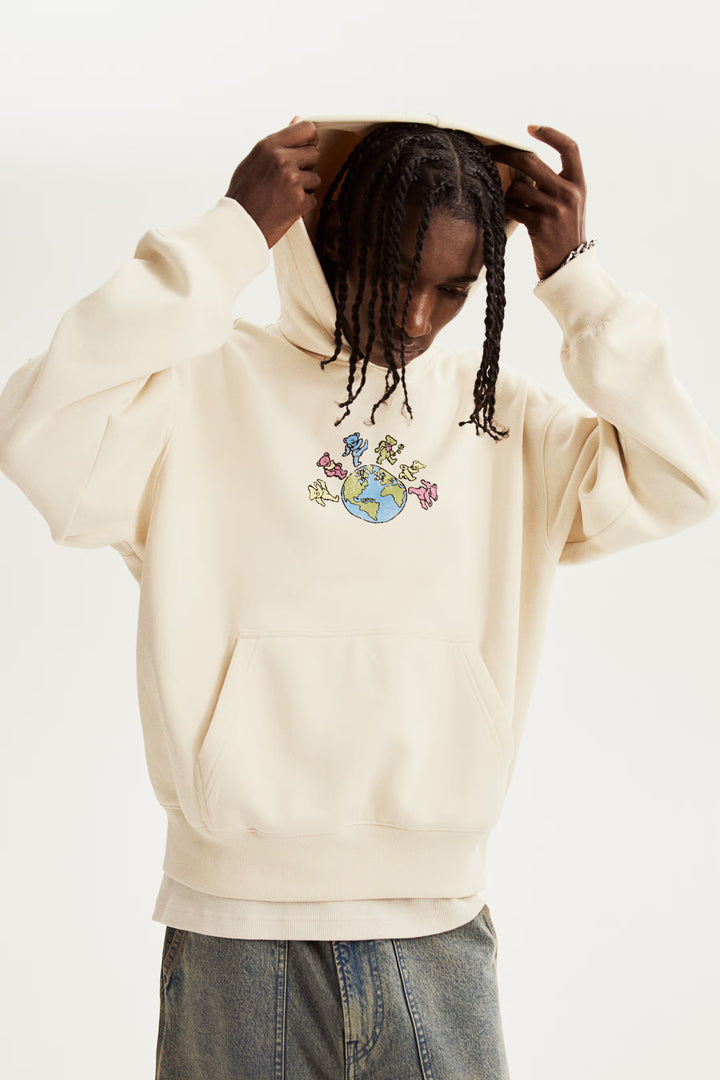 H&M Oversized Fit Printed Hoodie