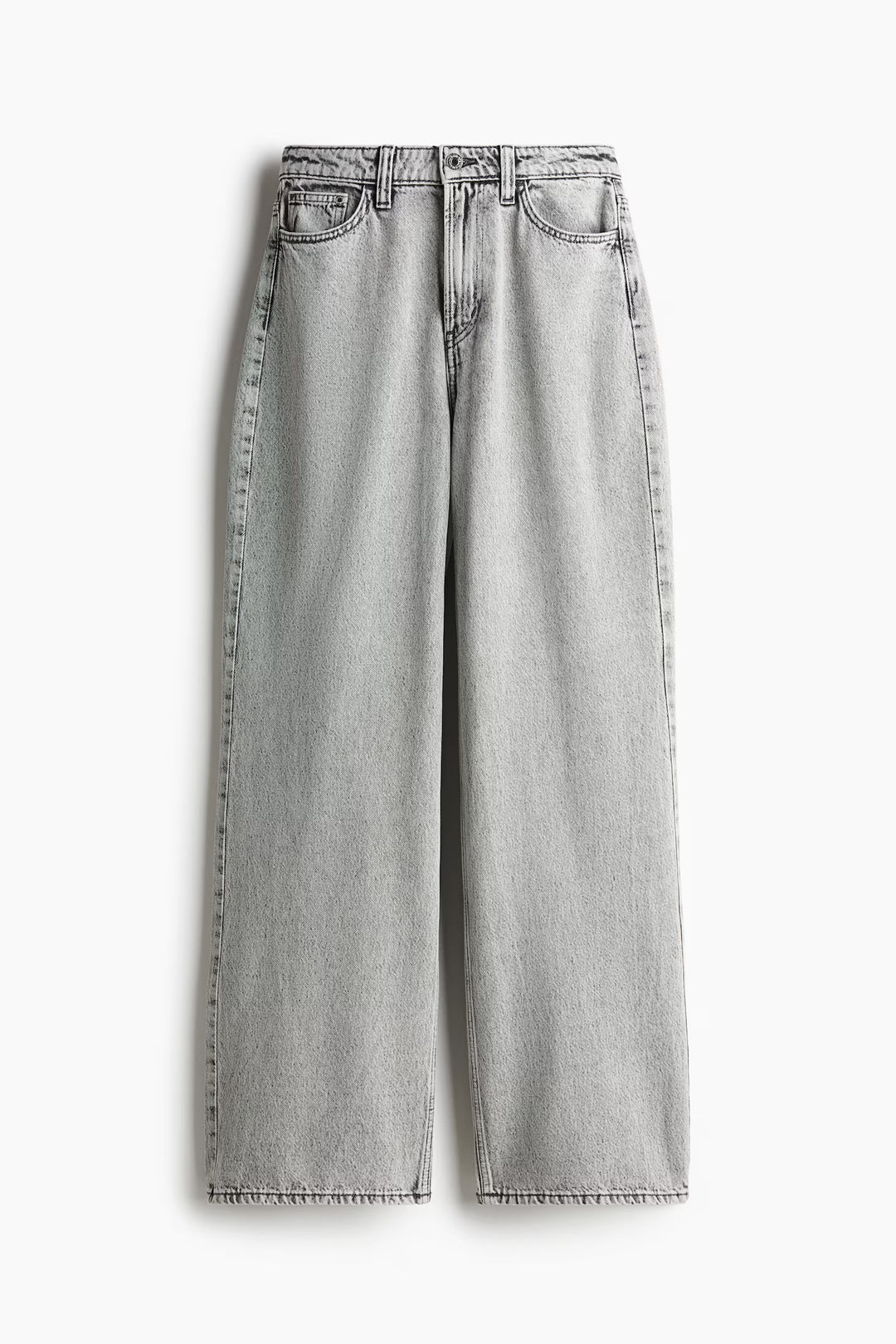 H&M Curvy Fit Wide Ultra High Jeans