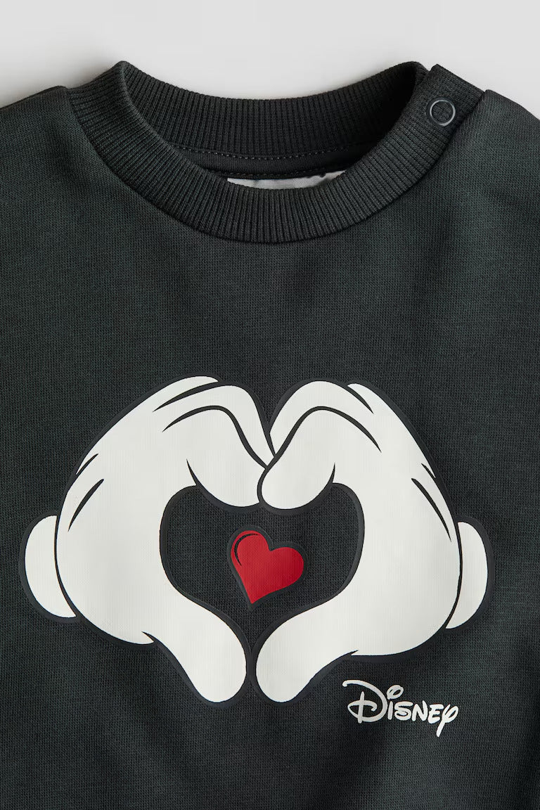 H&M Sweatshirt with Printed Motif