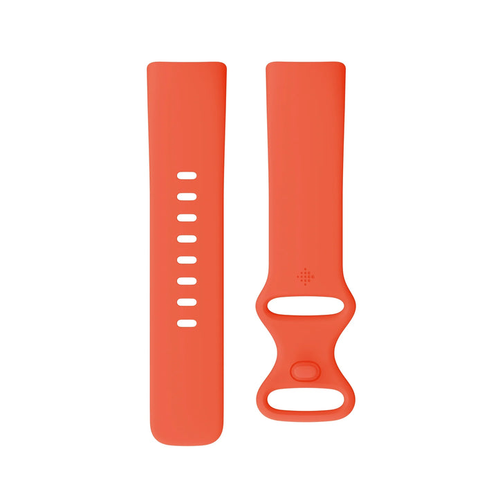 Fitbit Charge 6 Fitness Tracker with Heart Rate, GPS, Premium Membership, and Health Tools - Gold Case w/ Coral Band, 1.04 Screen