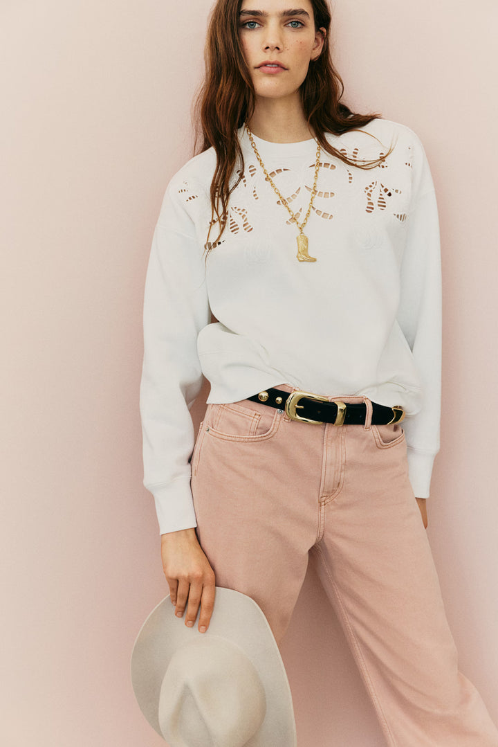 H&M Oversized Sweatshirt with Motif