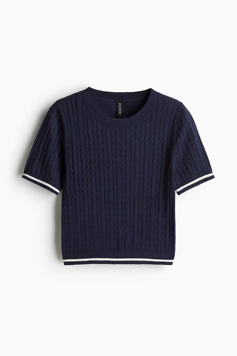 H&M Cable-Knit Top