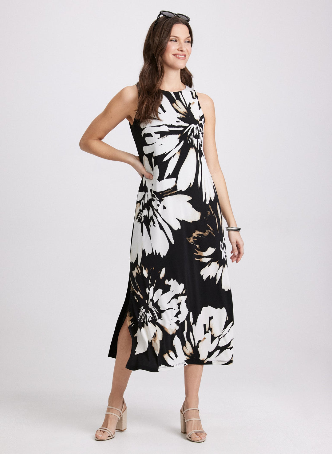 LAURA Floral Midi Dress