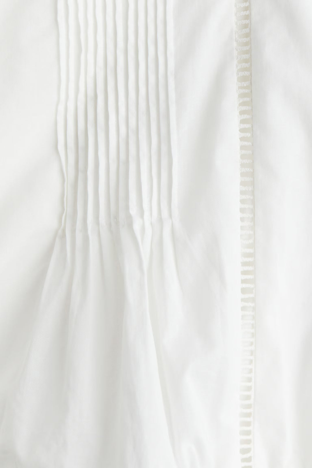 H&M Lace-Inset Cotton Blouse