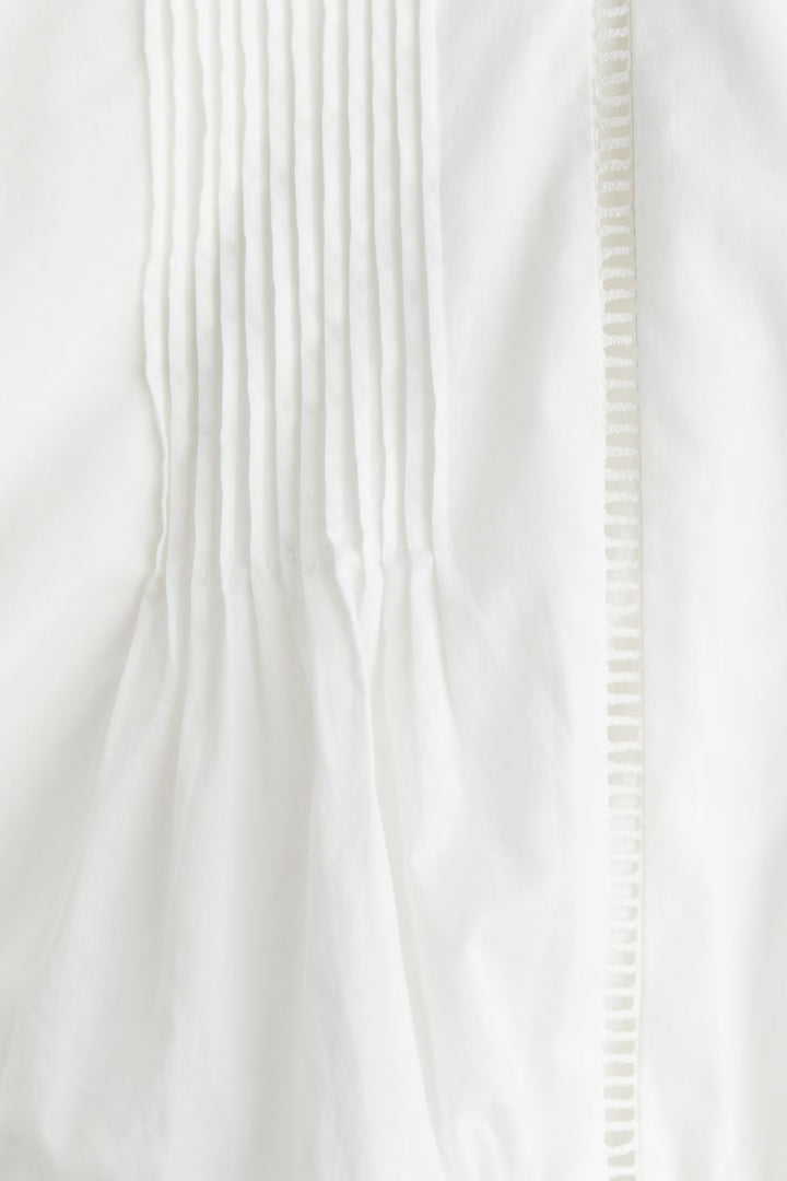 H&M Lace-Inset Cotton Blouse
