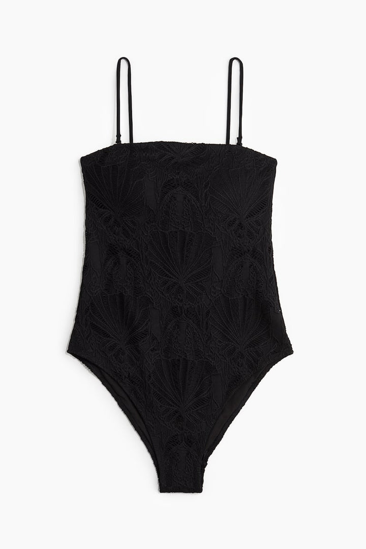 H&M Padded-Cup Bandeau Swimsuit