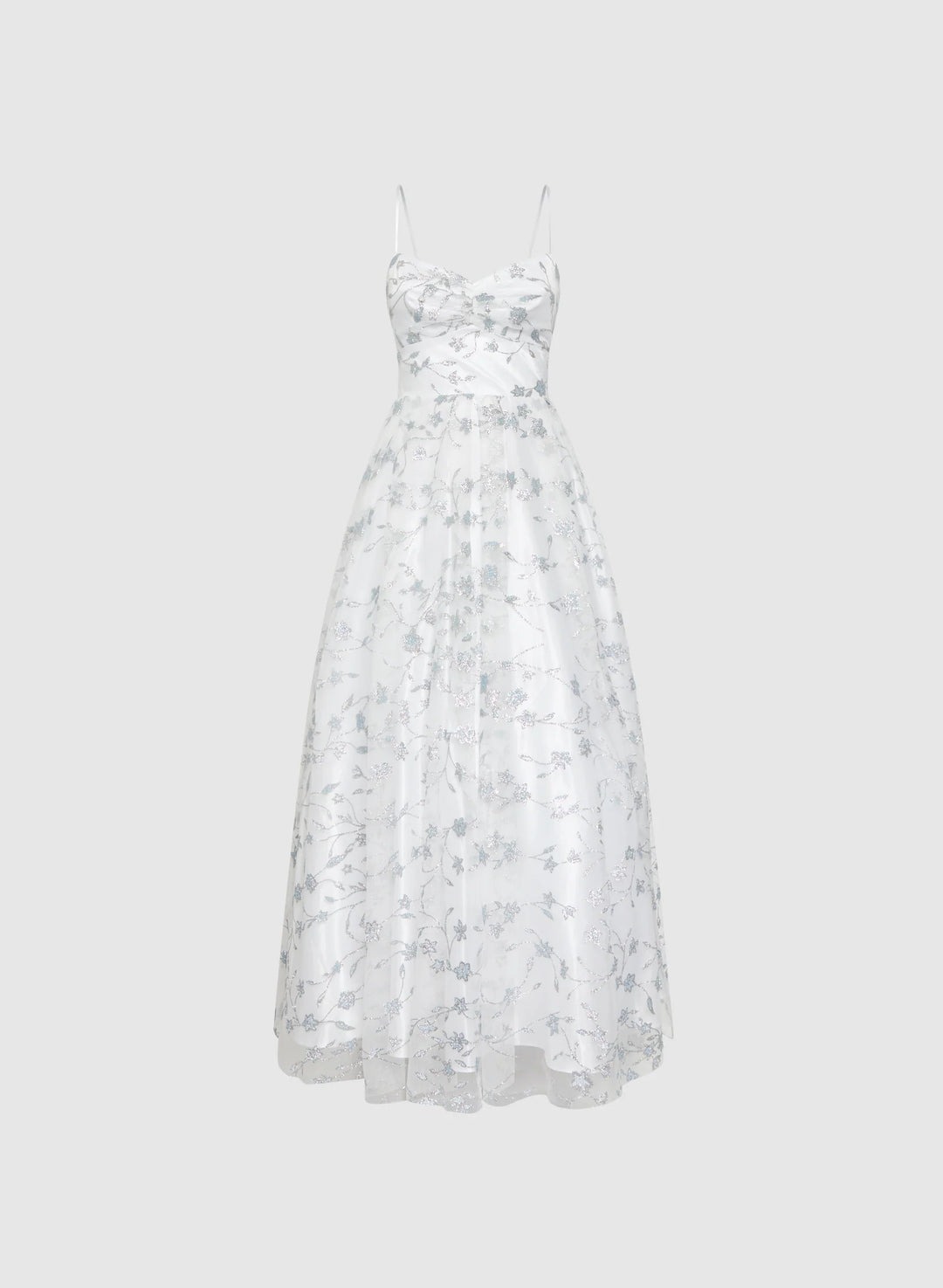 LAURA Glittery Floral Tulle Dress