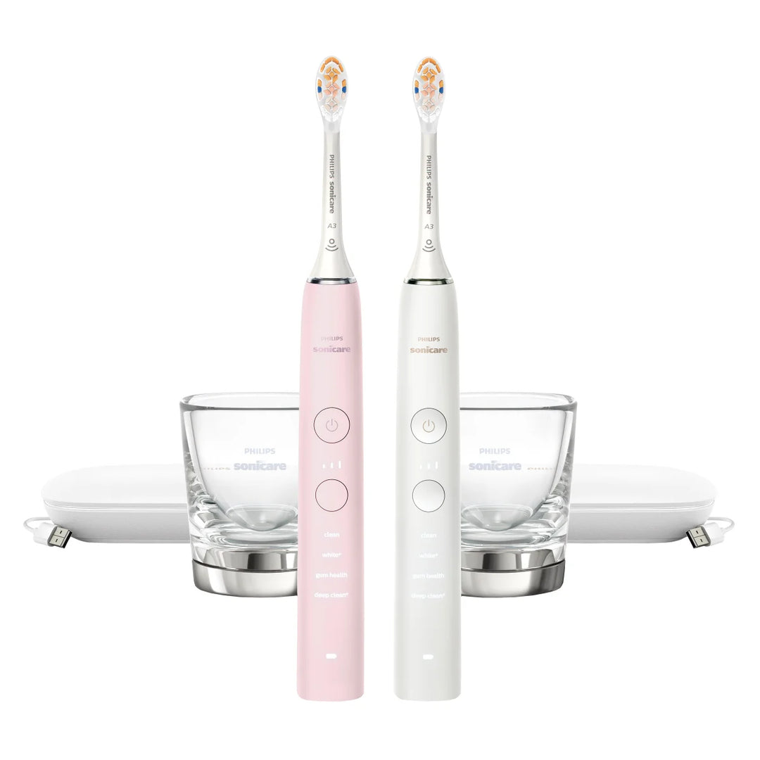 Philips Sonicare DiamondClean Connected Rechargeable Electric Toothbrush, 2-pack