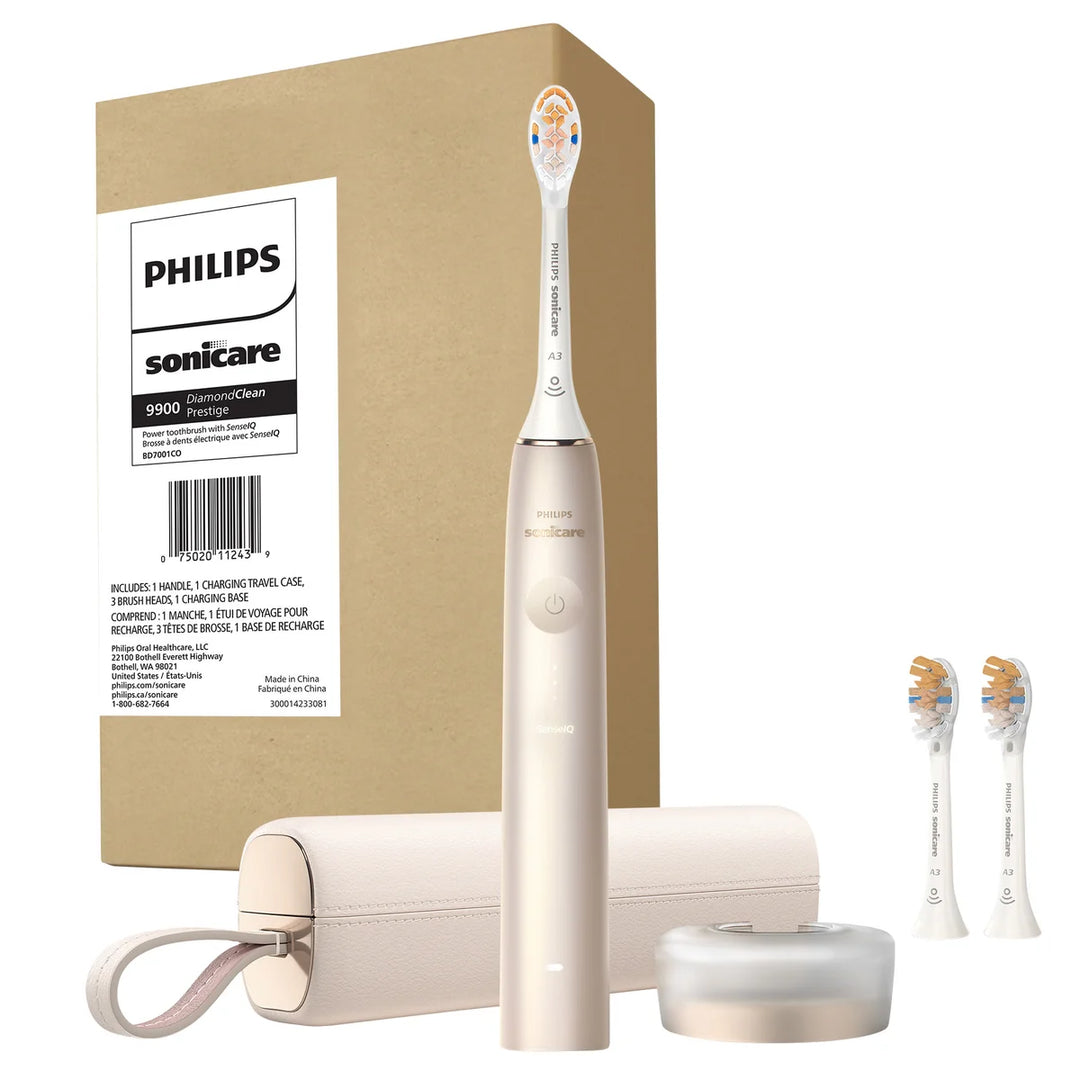 Sonicare Prestige 9900 Rechargeable Toothbrush with Replacement Brush Heads