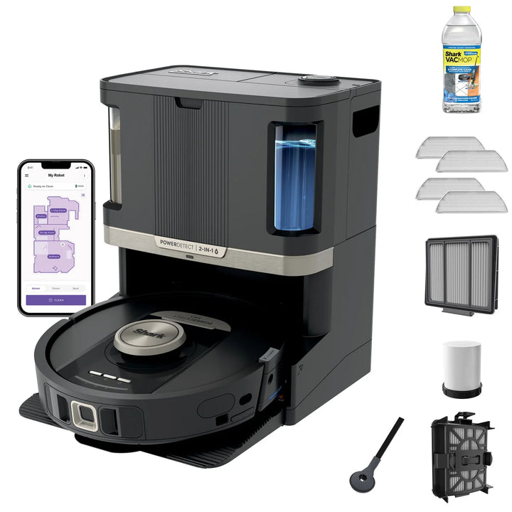 Shark PowerDetect 2-in-1 Robot Vacuum & Mop with NeverTouch Pro Self-Cleaning Base
