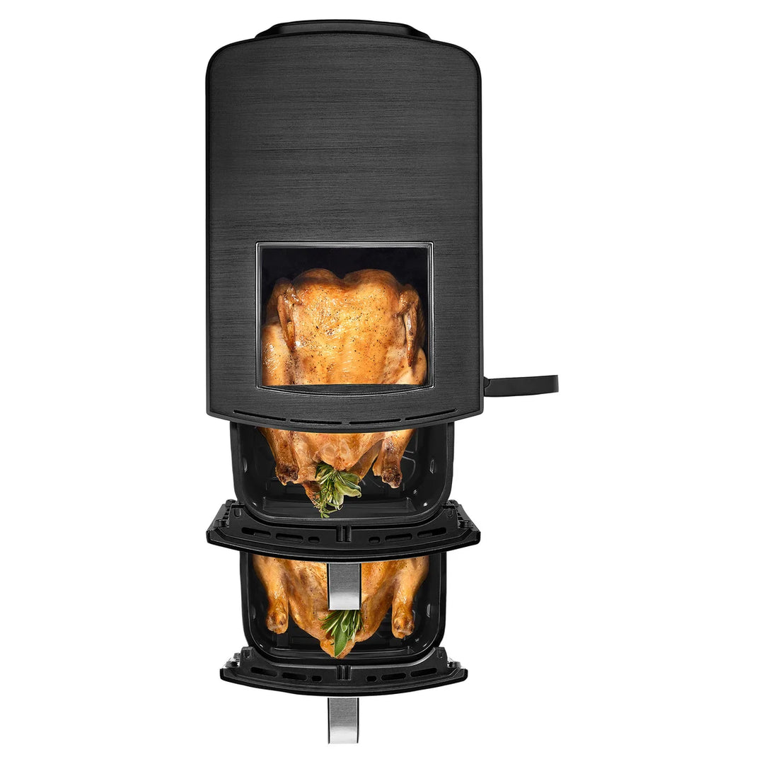 Gourmia 11-QT. Dual Basket Air Fryer with Smart Finish & 4-Layer Cooking