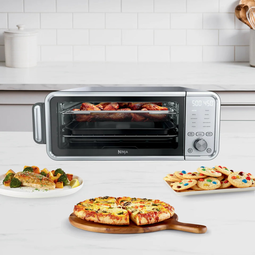 Ninja Flip 10-in-1 Toaster Oven & Air Fryer with Added Broil Rack