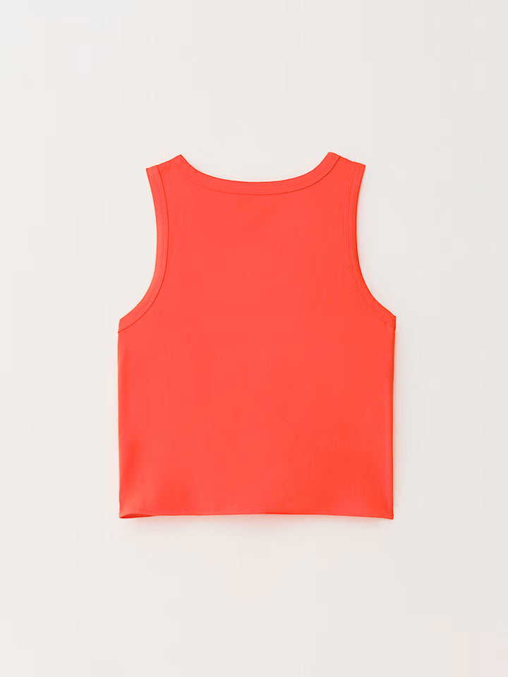 TRUE RELIGION GIRLS IRIDESCENT WINGED LOGO TIE TANK TOP