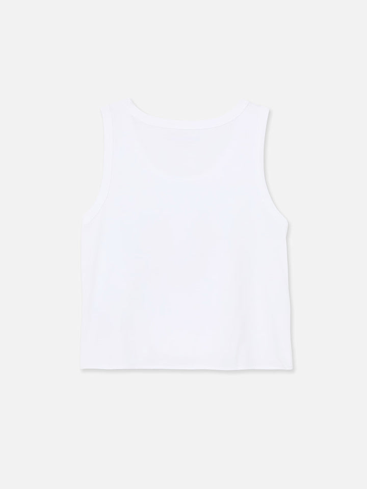 TRUE RELIGION GIRLS ‘I LOVE TRUE RELIGION’ TIE TANK