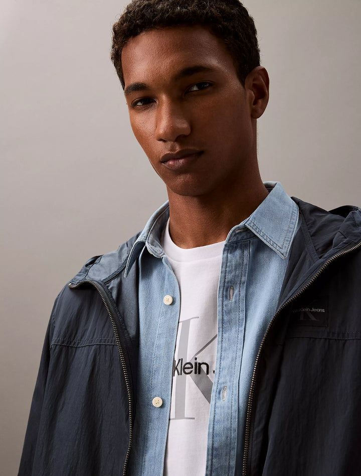 Calvin Klein Classic Denim Button-Down Shirt