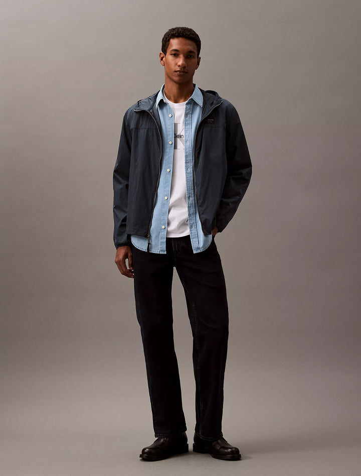 Calvin Klein Classic Denim Button-Down Shirt