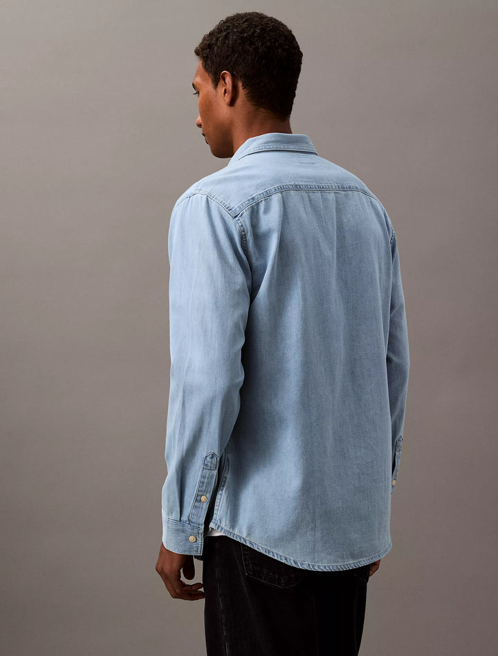 Calvin Klein Classic Denim Button-Down Shirt
