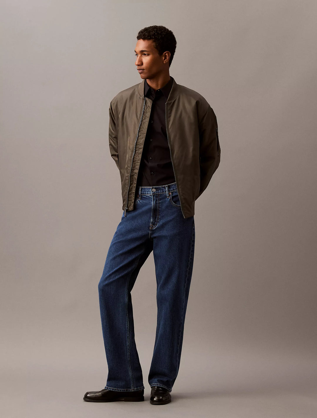 Calvin Klein Cotton Stretch Slim Button-Down Shirt