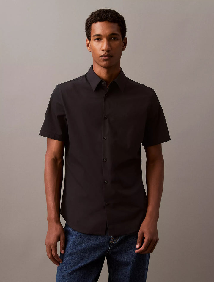 Calvin Klein Cotton Stretch Slim Button-Down Shirt