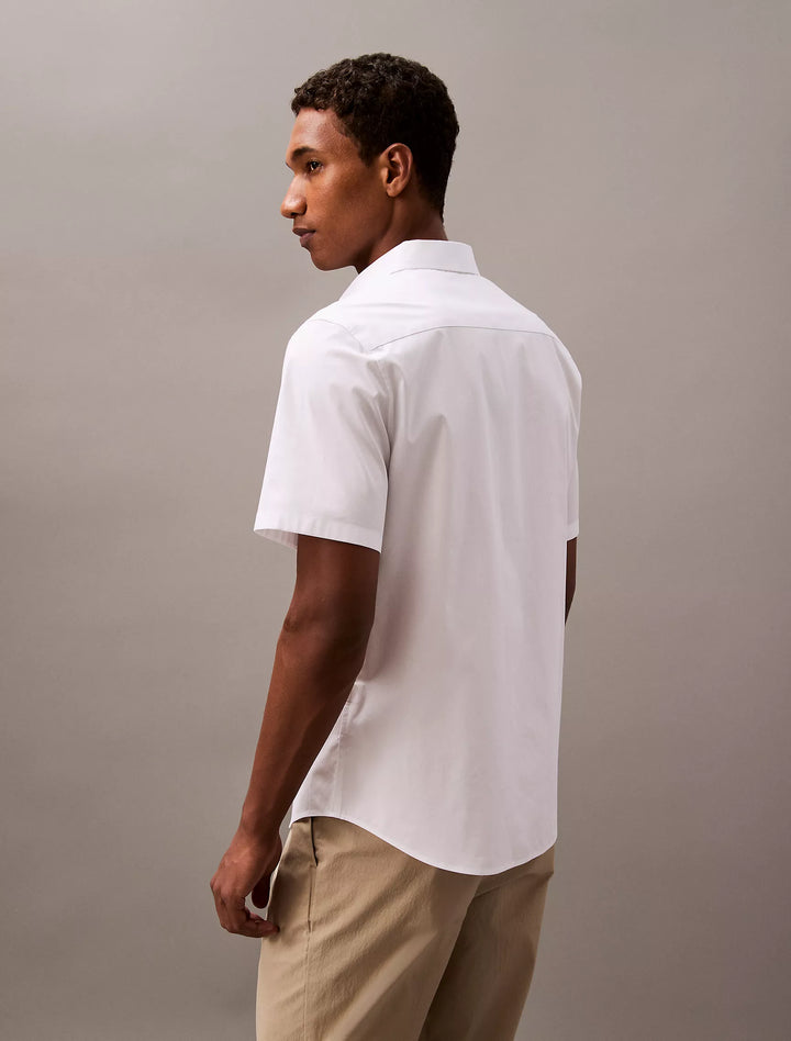Calvin Klein Cotton Stretch Slim Button-Down Shirt