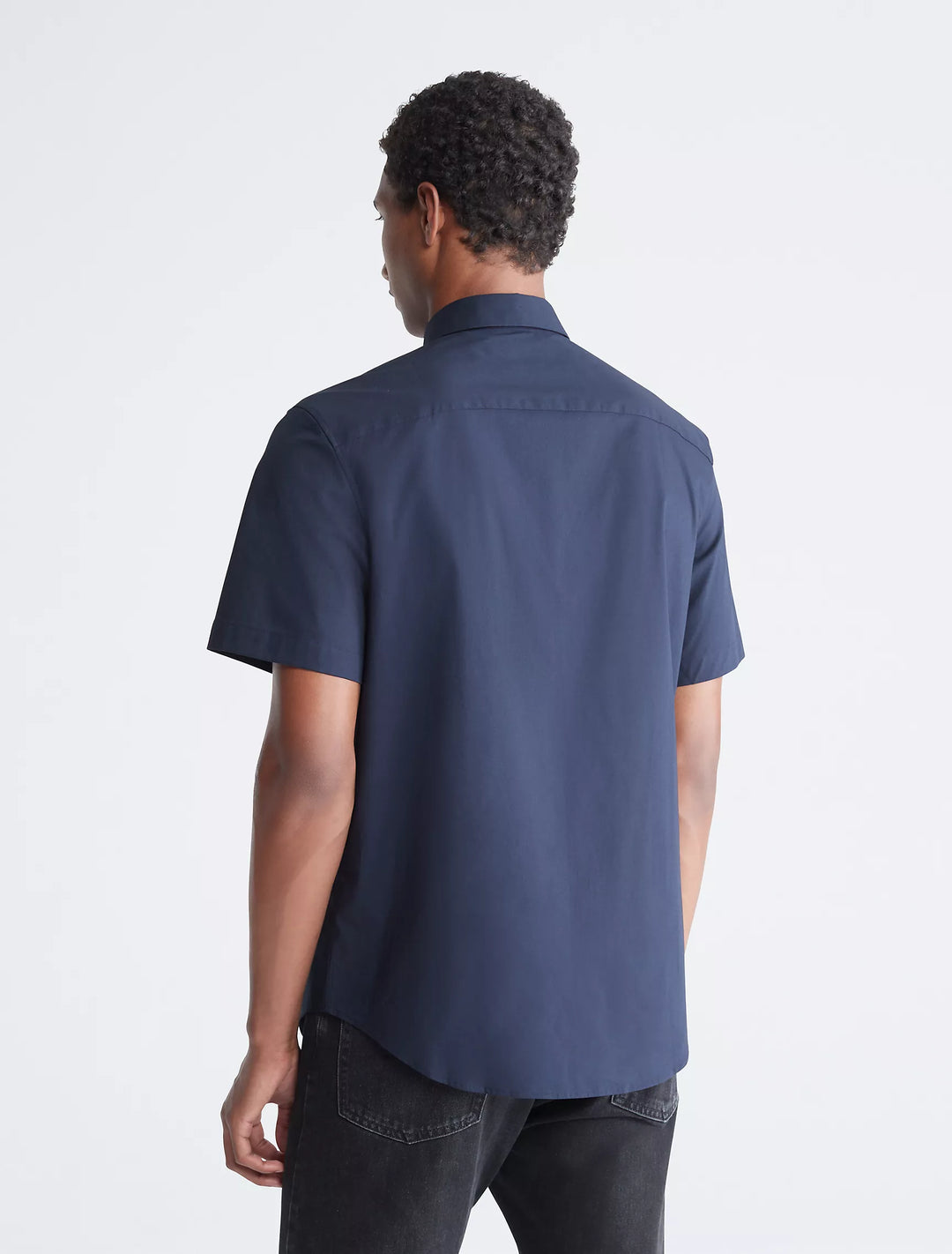 Calvin Klein Cotton Stretch Slim Button-Down Shirt