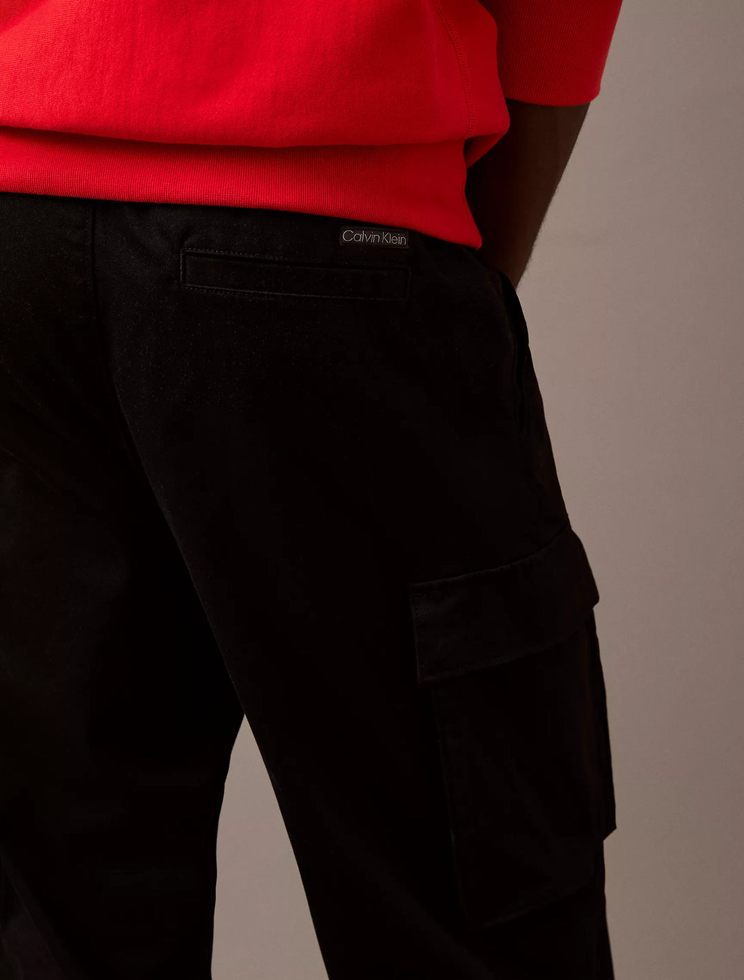 Calvin Klein Cotton Blend Straight Fit Cargo Pants
