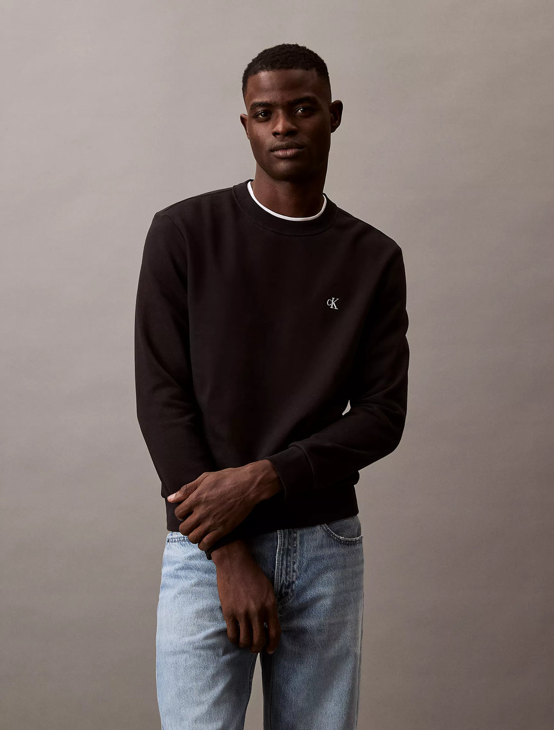 Calvin Klein Archive Logo Fleece Crewneck Sweatshirt