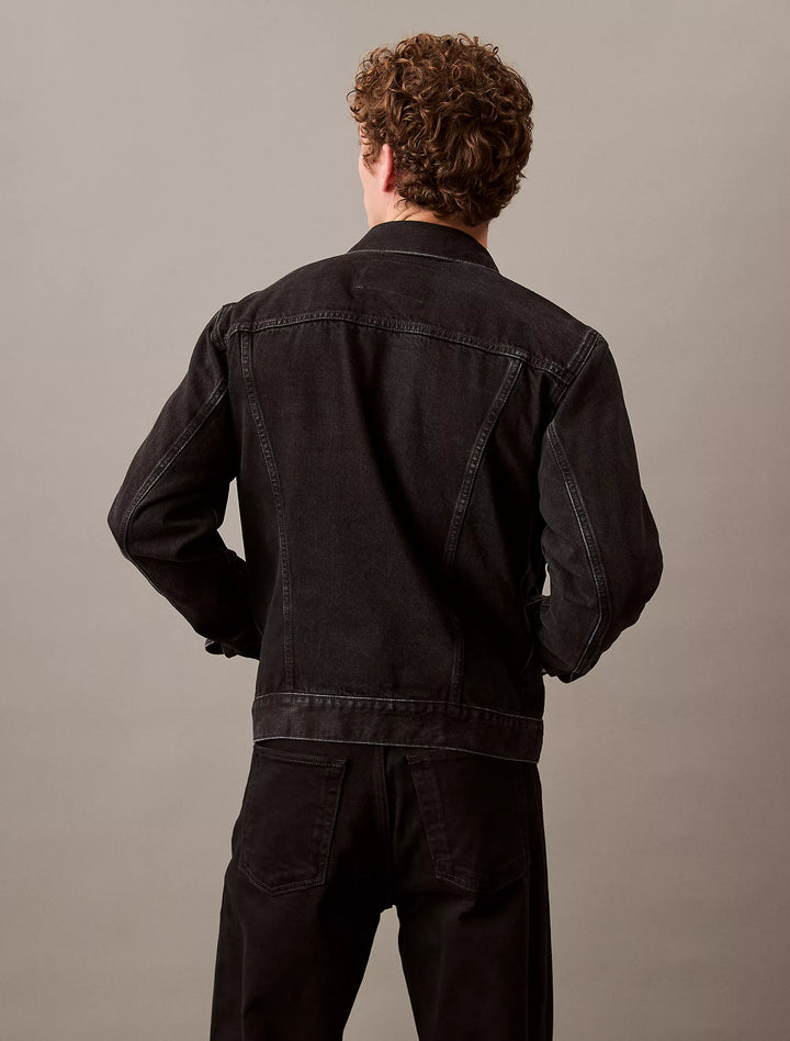 Calvin Klein Black Classic Trucker Jacket