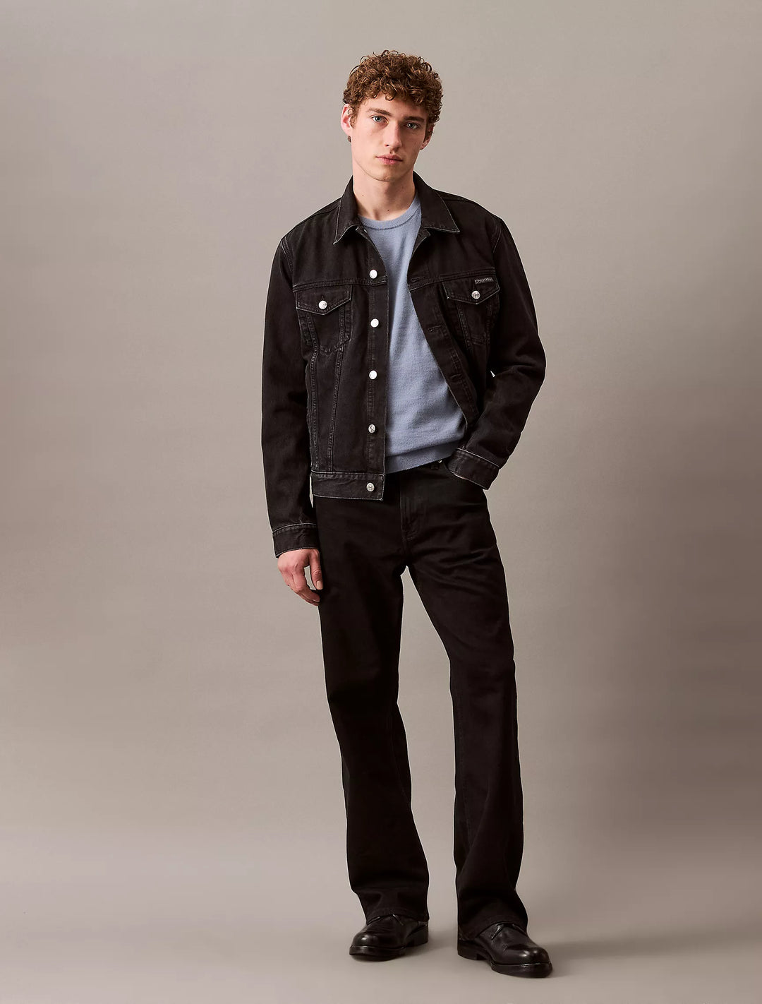 Calvin Klein Black Classic Trucker Jacket