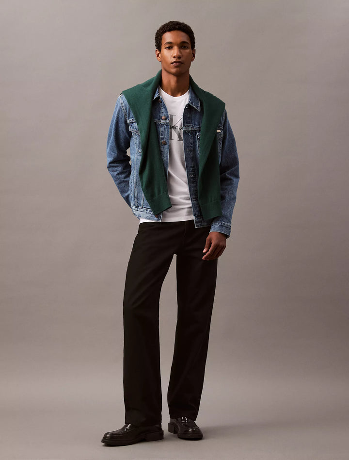 Calvin Klein Black Classic Trucker Jacket