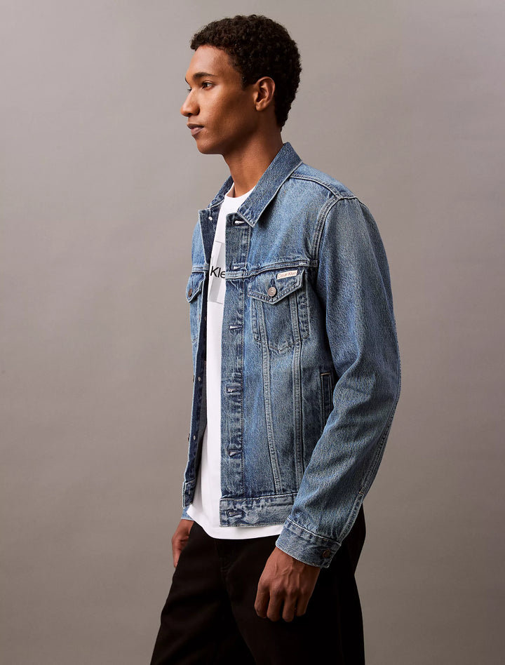 Calvin Klein Black Classic Trucker Jacket