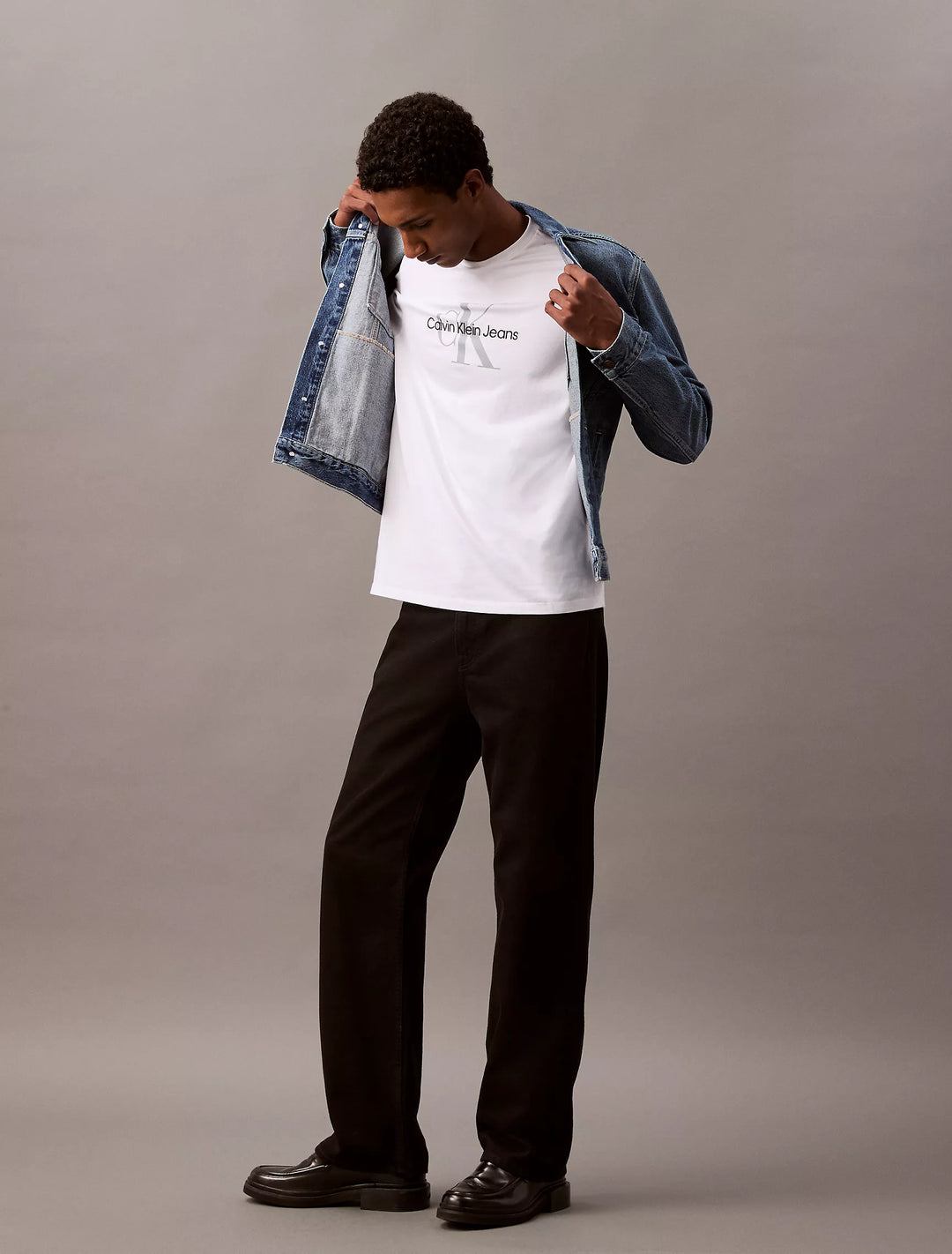 Calvin Klein Black Classic Trucker Jacket