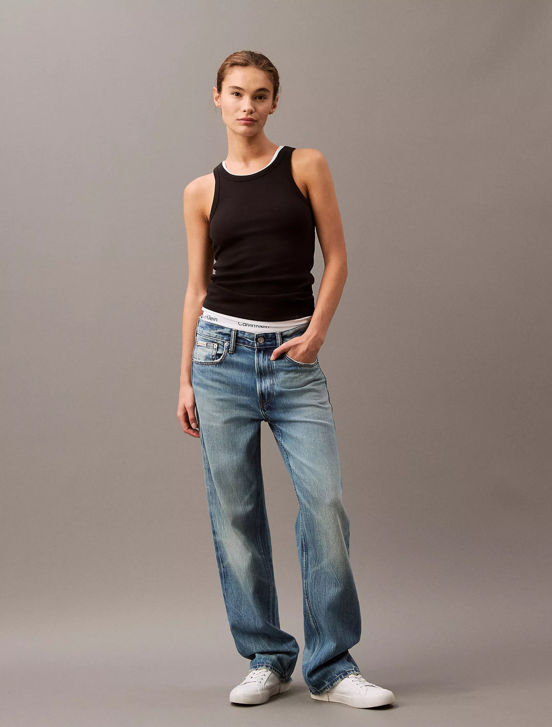 Calvin Klein Cotton Contour Rib Tank