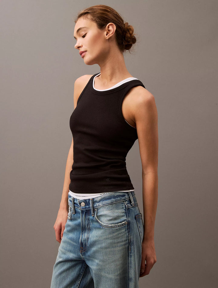 Calvin Klein Cotton Contour Rib Tank