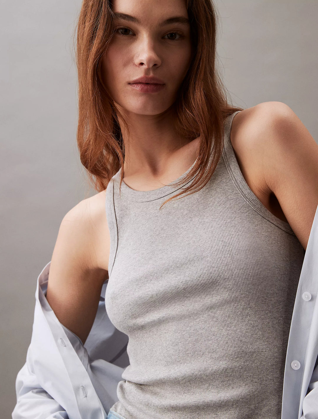 Calvin Klein Cotton Contour Rib Tank