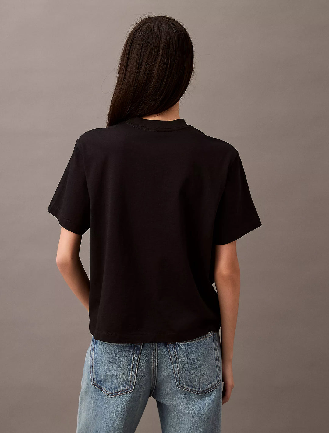 Calvin Klein Monogram Logo Boxy T-Shirt