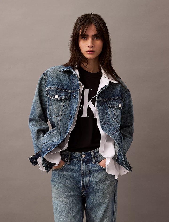Calvin Klein Monogram Logo Boxy T-Shirt