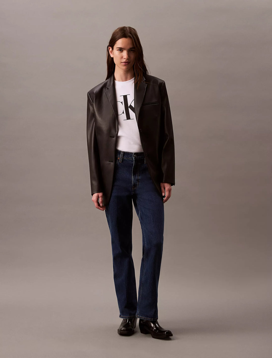Calvin Klein Monogram Logo Boxy T-Shirt