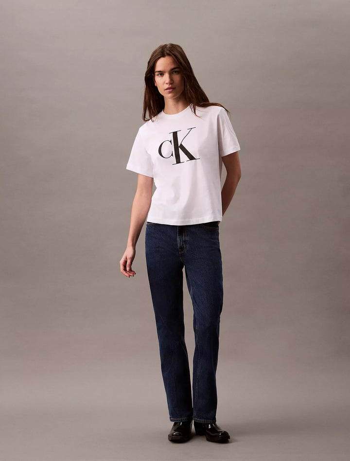 Calvin Klein Monogram Logo Boxy T-Shirt