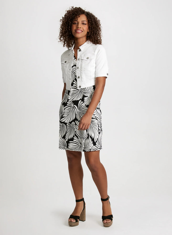 LAURA Cropped Denim Jacket