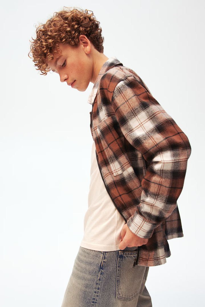 H&M Cotton Flannel Overshirt