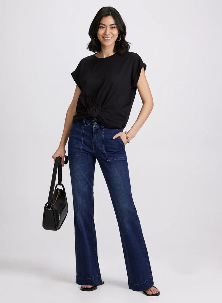 LAURA Knotted Hem T-Shirt