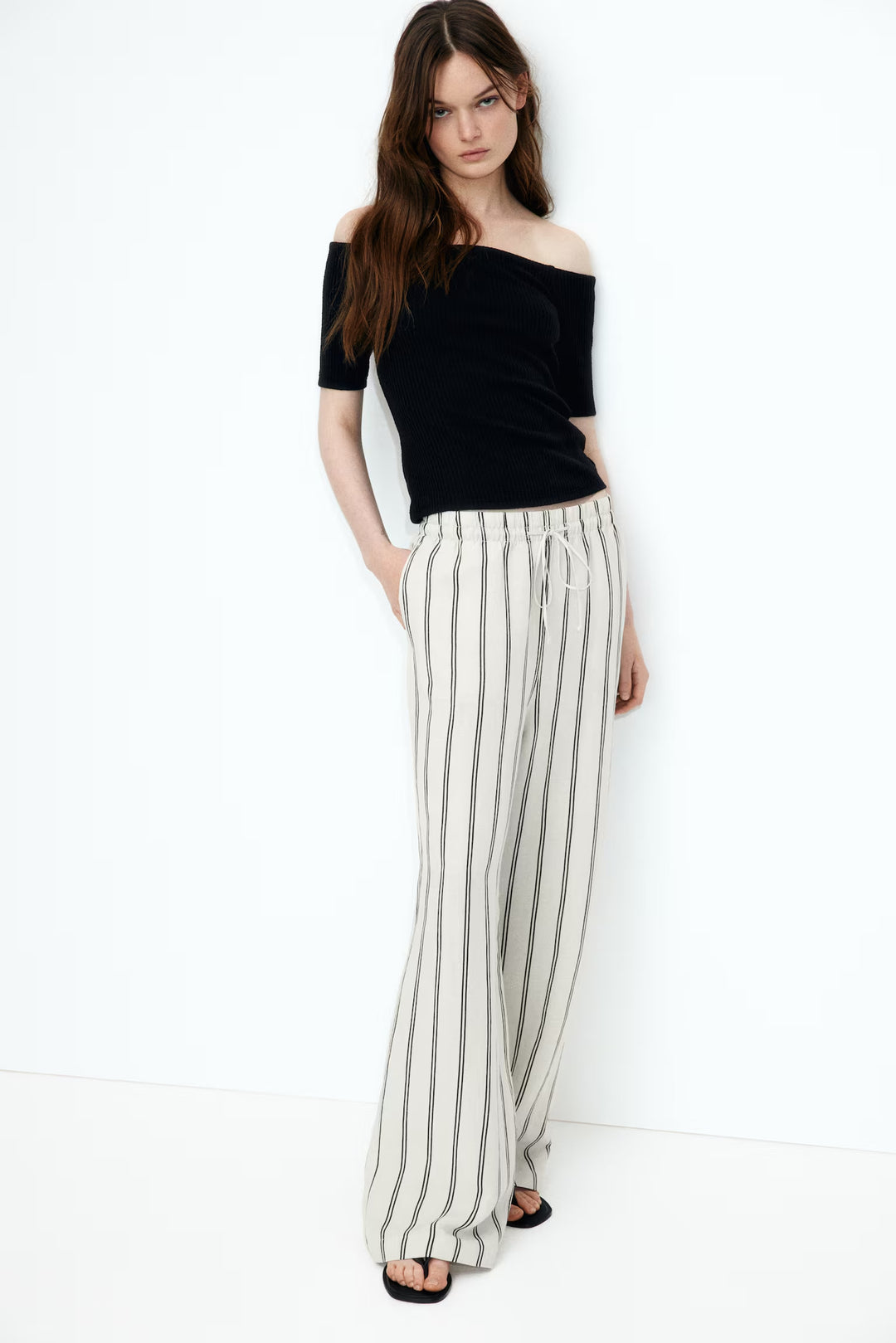 H&M Linen-Blend Pants