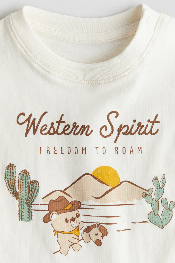 H&M Printed Cotton T-Shirt