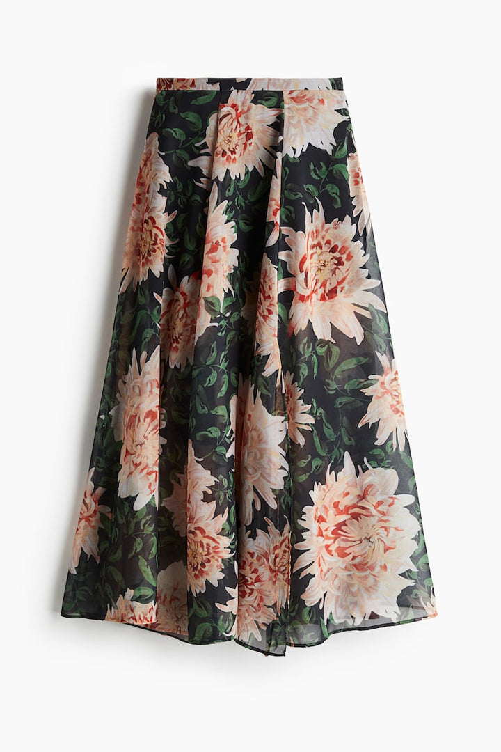 H&M Sheer Midi Skirt