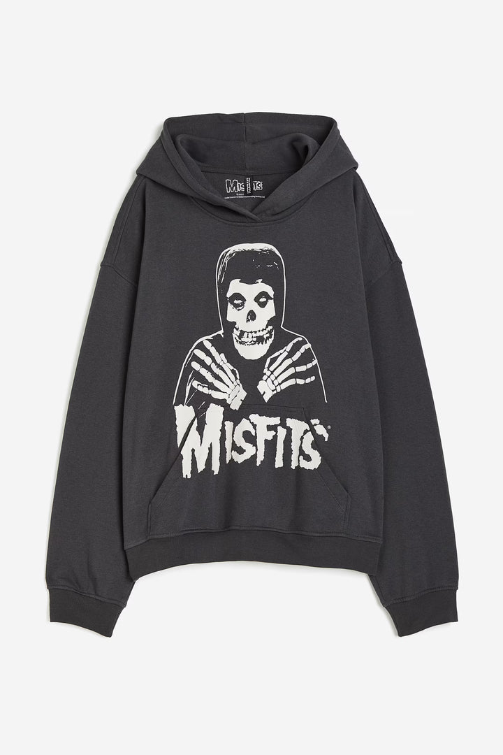 H&M Oversized Hoodie with Motif