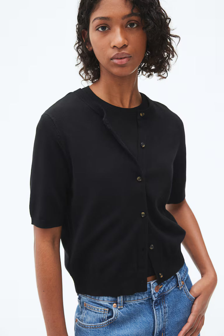 H&M Short-Sleeved Cardigan